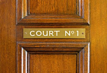 Court Number 1 on door