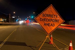 Sobriety Checkpoint Sign
